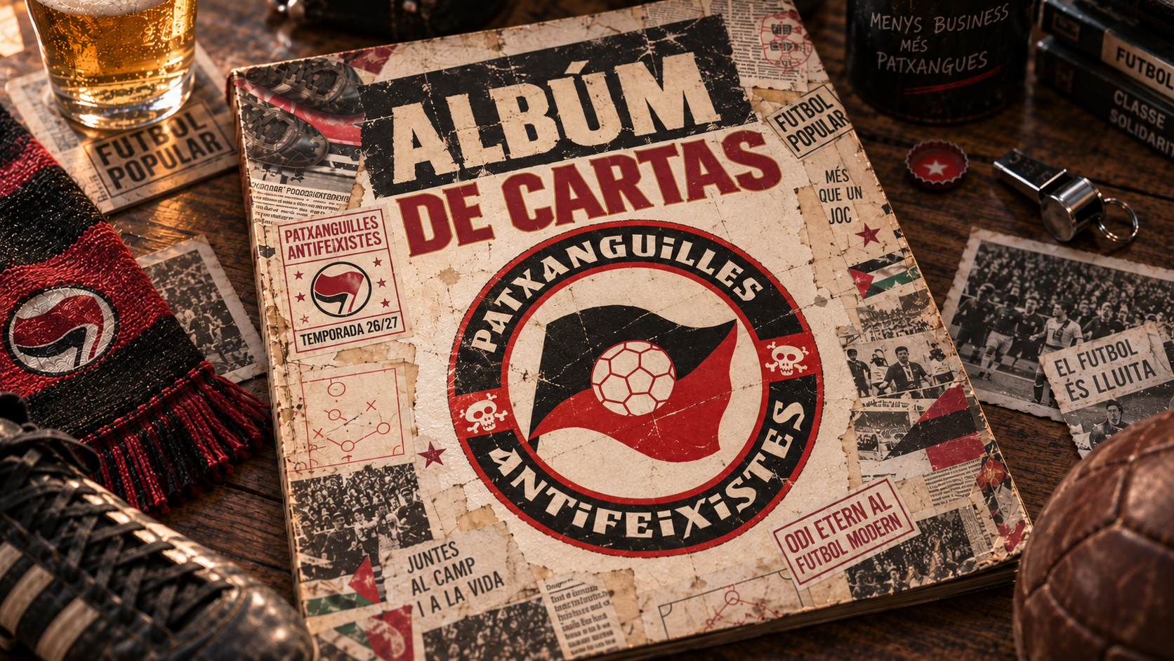 Portada del álbum de cartas